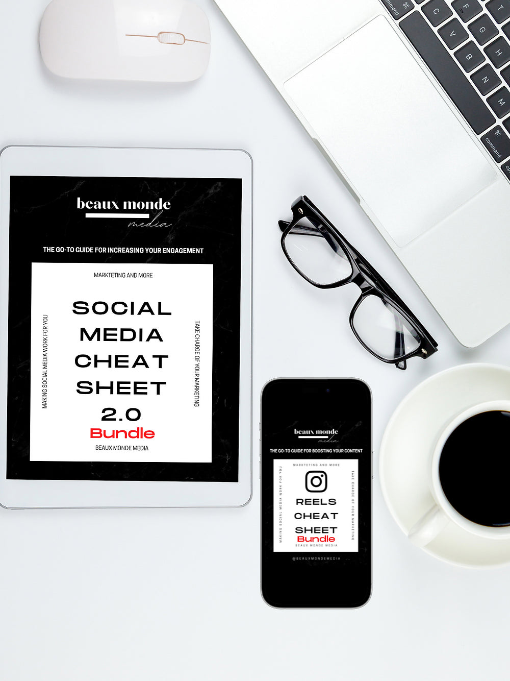 Social Media & Instagram Reels Cheat Sheet Bundle